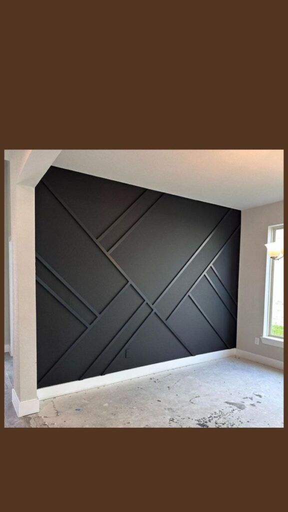 Accent walls and ceiling