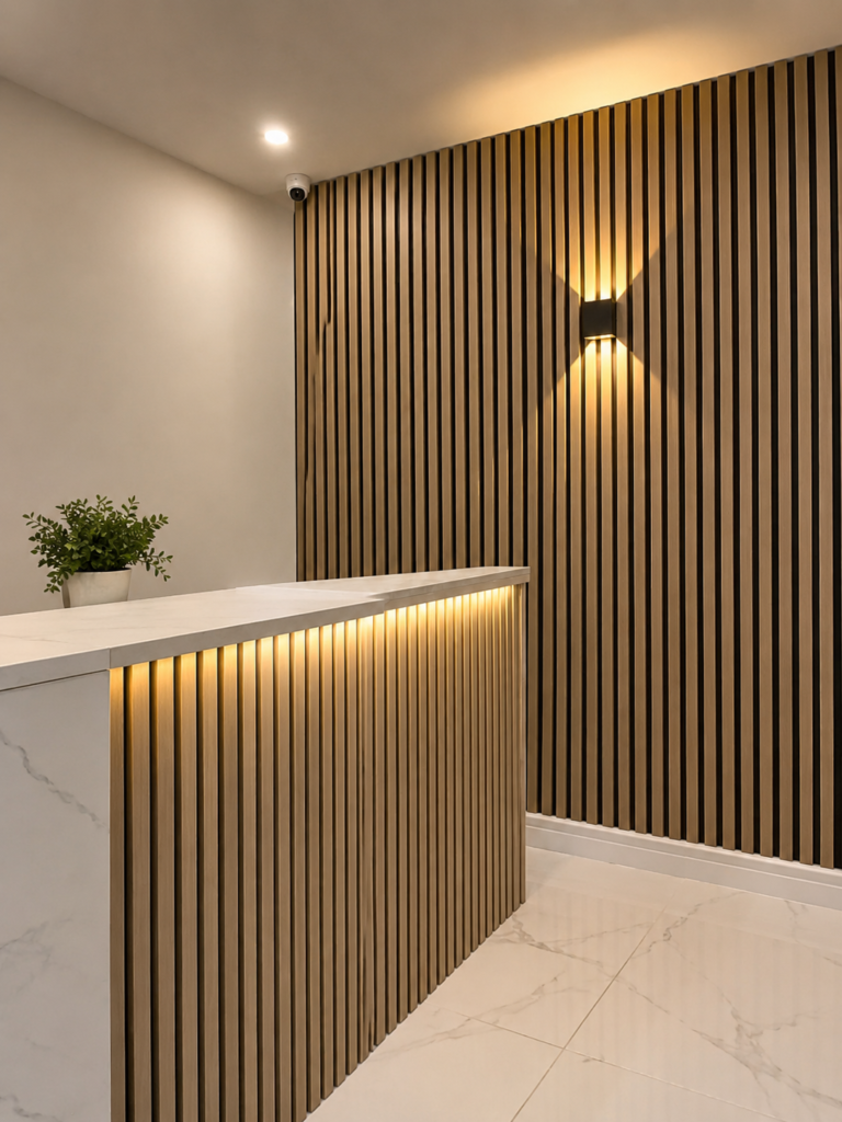Accent walls and ceiling