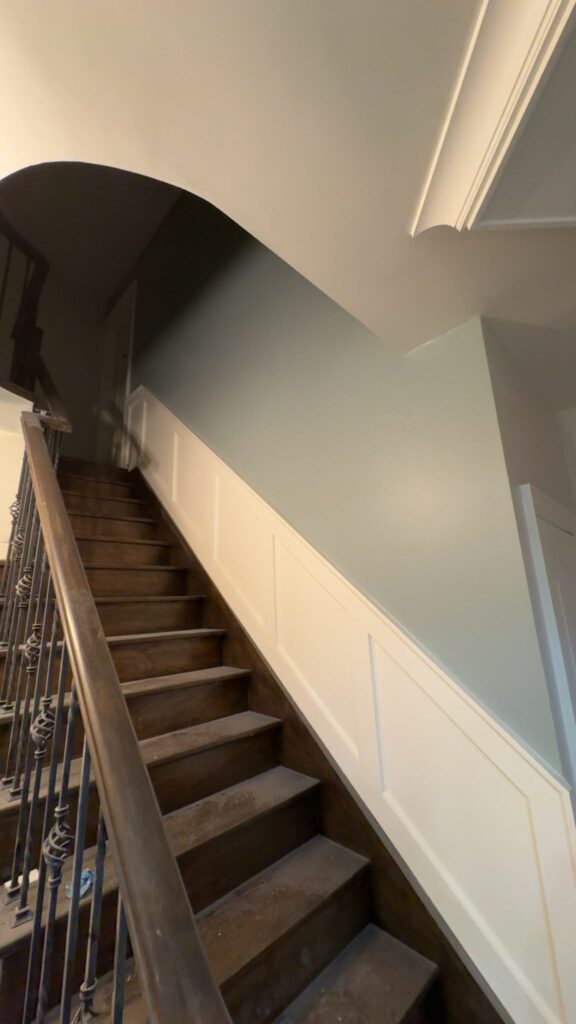 Accent walls and ceiling